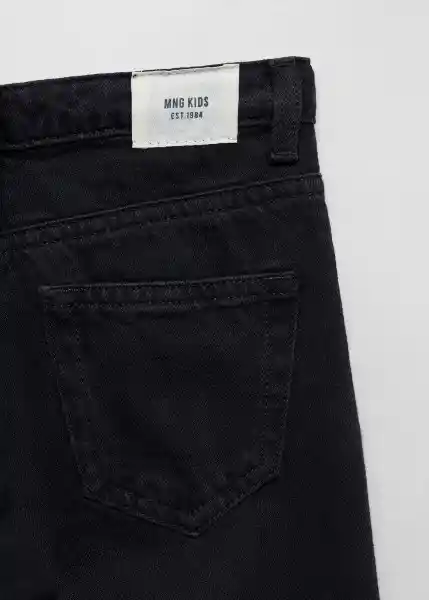 Jean Culotte 6 Tejano Negro Talla 10 Niñas Mango