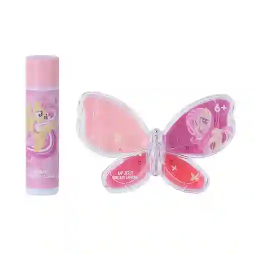 Set de Bálsamo Labial Mariposa Serie my Little Pony Miniso