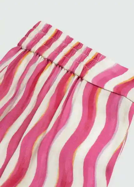 Pantalón Ibiza Fucsia Talla 24 Mujer Mango