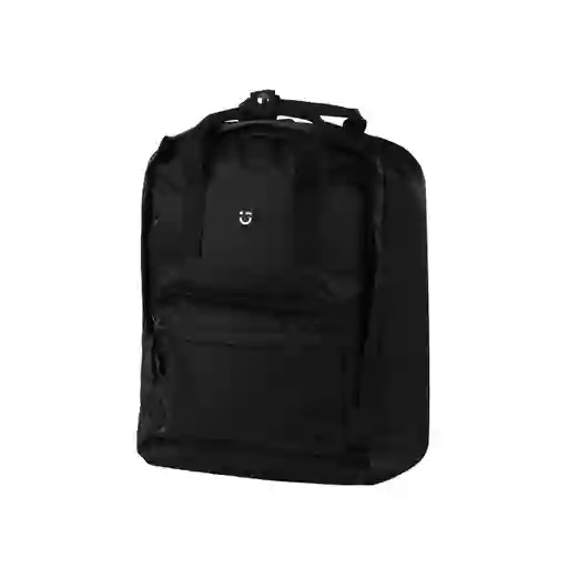 Maleta Escolar Rectangular Con Asa Negro Serie Miniso