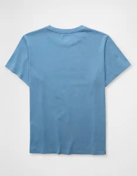 Camiseta Mujer Azul Talla Medium 1151421 American Eagle