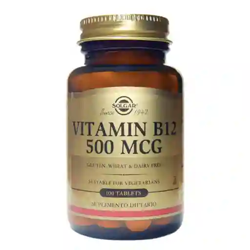  Vitamina B12 SOLGAR 500Mcg 