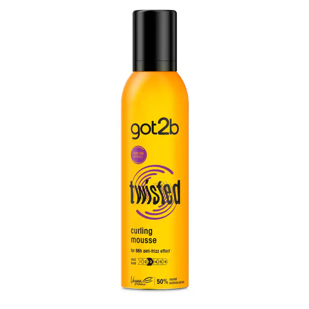 Espuma moldeadora Twisted Got2b 250 ml