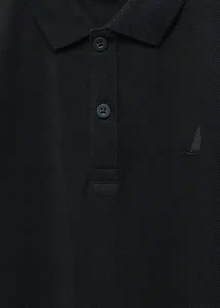 Camiseta Polo Javier6 Negro Talla 06 Niños Mango