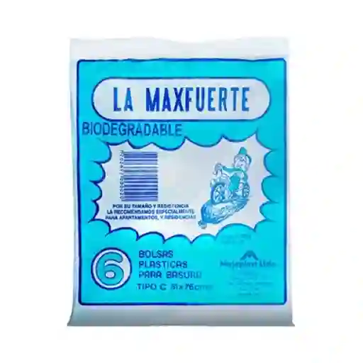 Maxfuerte Bolsa Basura Negra 51 x