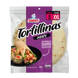 Bimbo Tortillinas de Harina de Trigo para Wraps Tamaño XXL