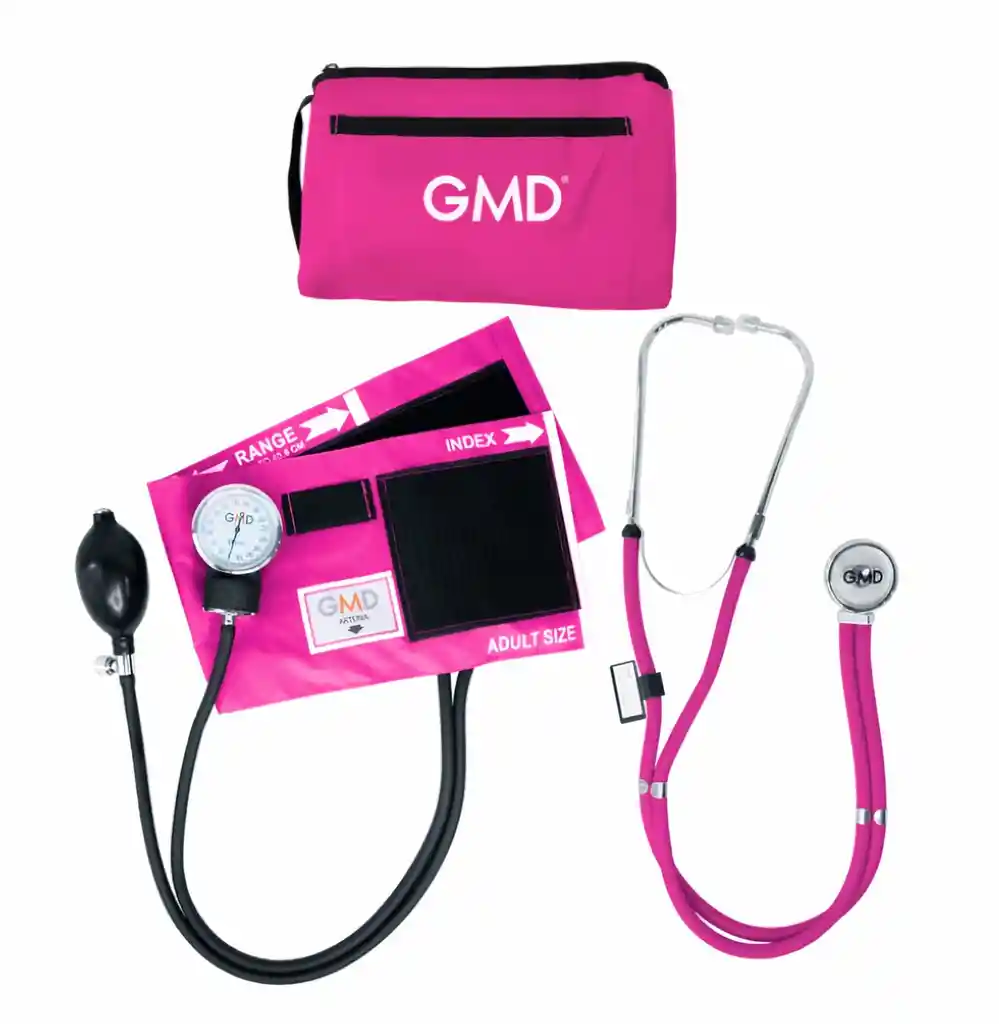 Gmd Kit Fonendoscopio Y Tensiometro Fucsia