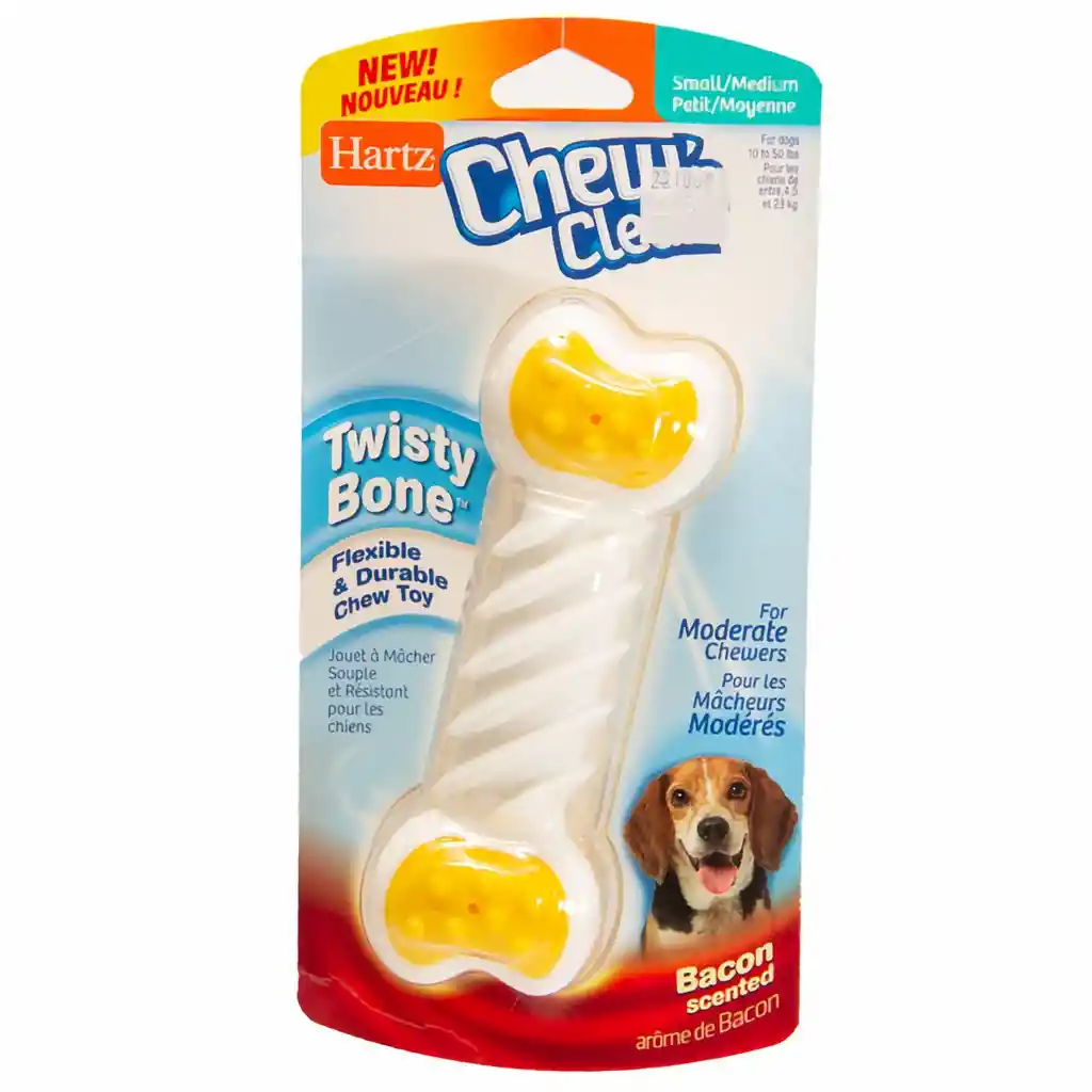 Hartz Juguete Para Perro Chew Clean Twisty Bone M