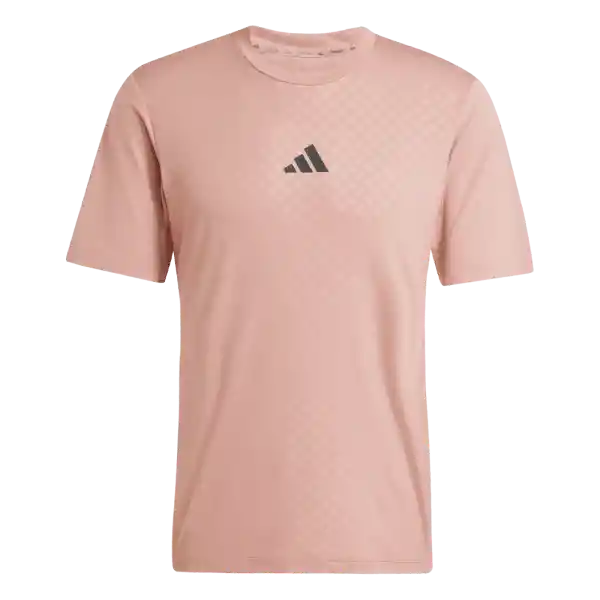 Adidas Camiseta Power 3S Tee Entrenamiento Hombre Beige Talla M