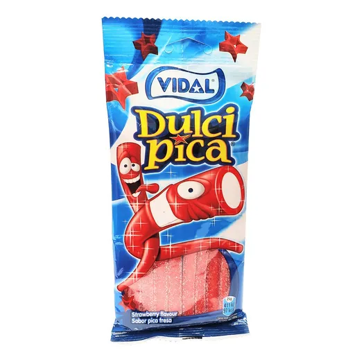Vidal Caramelo Dulci Pica Sabor Fresa 