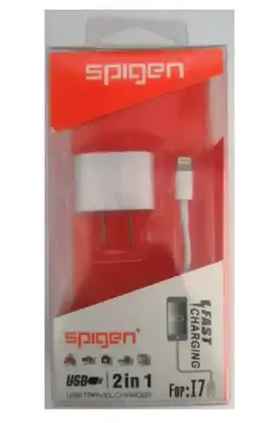 iPhoneSpigen Cargador Para Carga Rapida Sp-C10