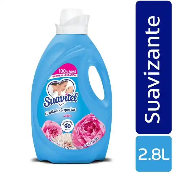 Suavizante Suavitel Cuidado Superior Fresca Primavera 2.8L