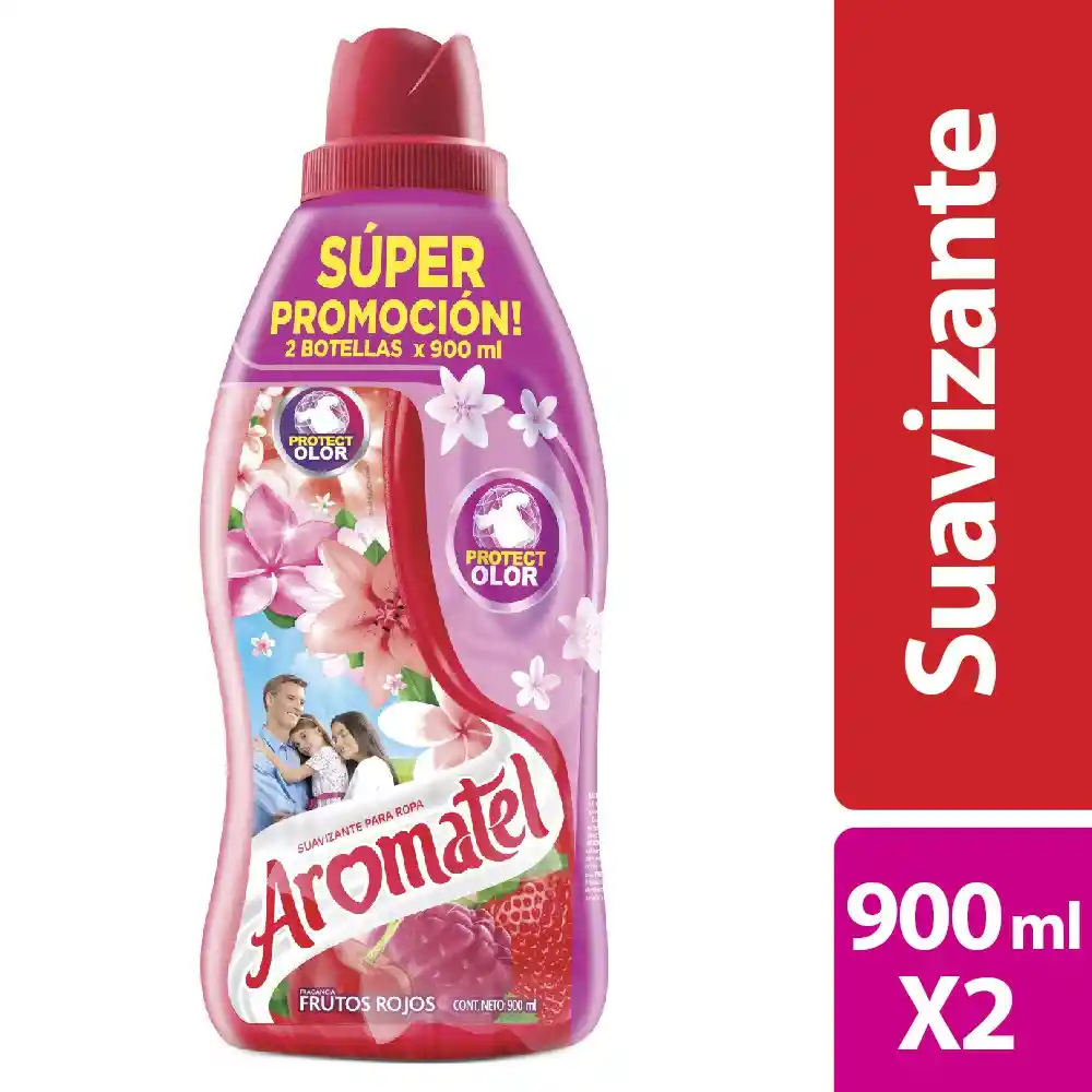 Aromatel Suavizante para Ropa Aroma Frutos Rojos