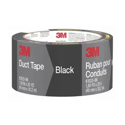 3M Cinta Ducto Multiuso Negra 18 m
