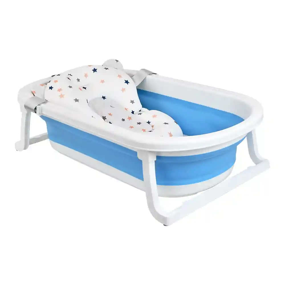 Bañera Bebé Plegable Pol Premium Baby Azul