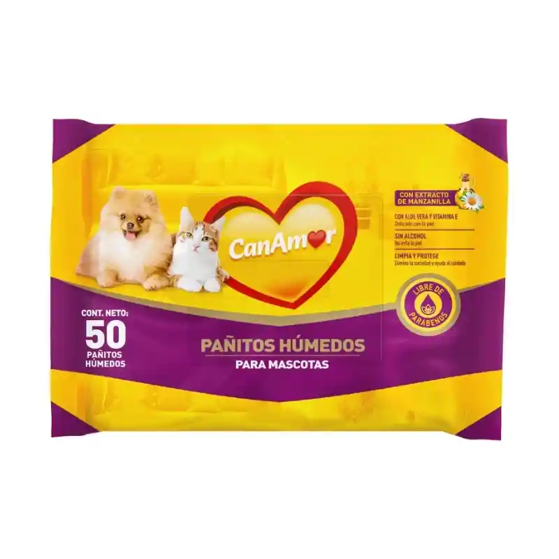 Pañitos Humedos Canamor