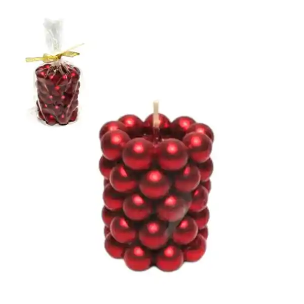 Rodeo Vela Maranelo Rojo Parafina 8 x 9.5 cm