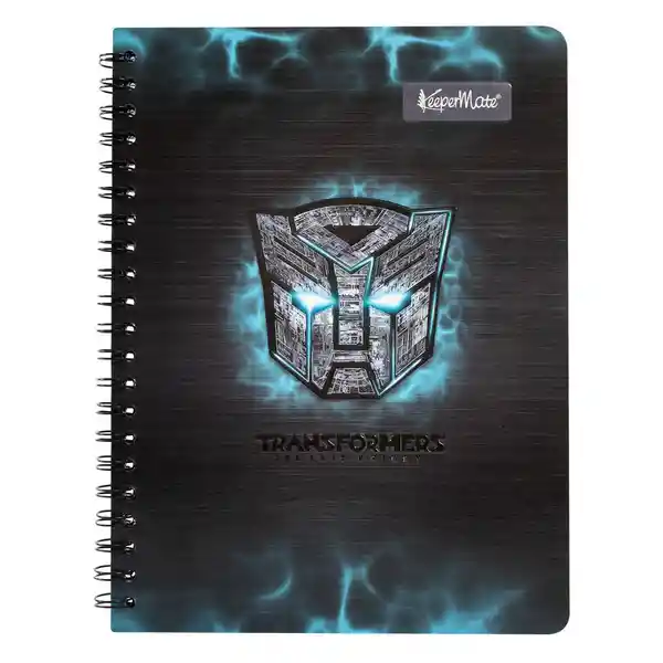 Keepermate Cuaderno Transformers Hojas