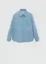 Camisa Joan Tejano Medio Talla 08 Niños Mango