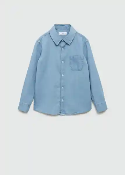 Camisa Joan Tejano Medio Talla 08 Niños Mango