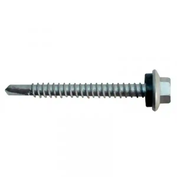 Ca Mejia Tornillo Cubierta Acero Fijador de Correa 10-16 x 3/4