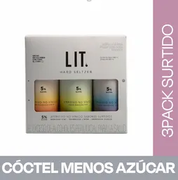 Lit Aperitivo Hard Seltzer de Sabores Surtidos 