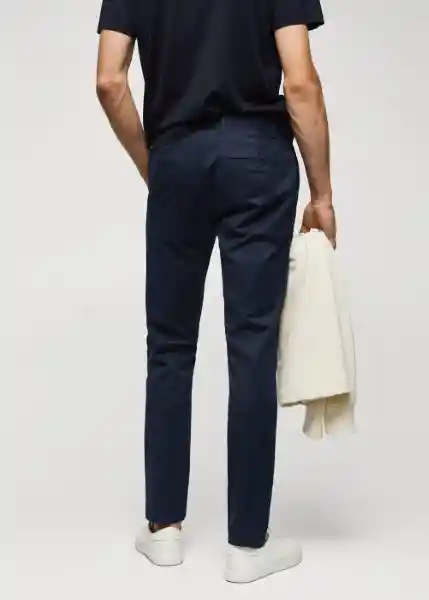 Pantalón Barna Navy Talla 48 Hombre Mango