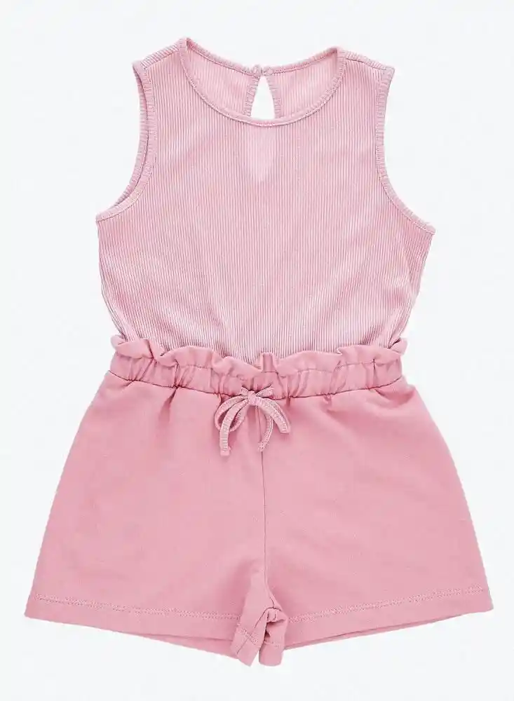 Enterizo Corto 3t-rosa Clar