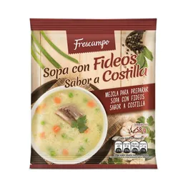 Frescampo Sopa con Fideos Sabor a Costilla
