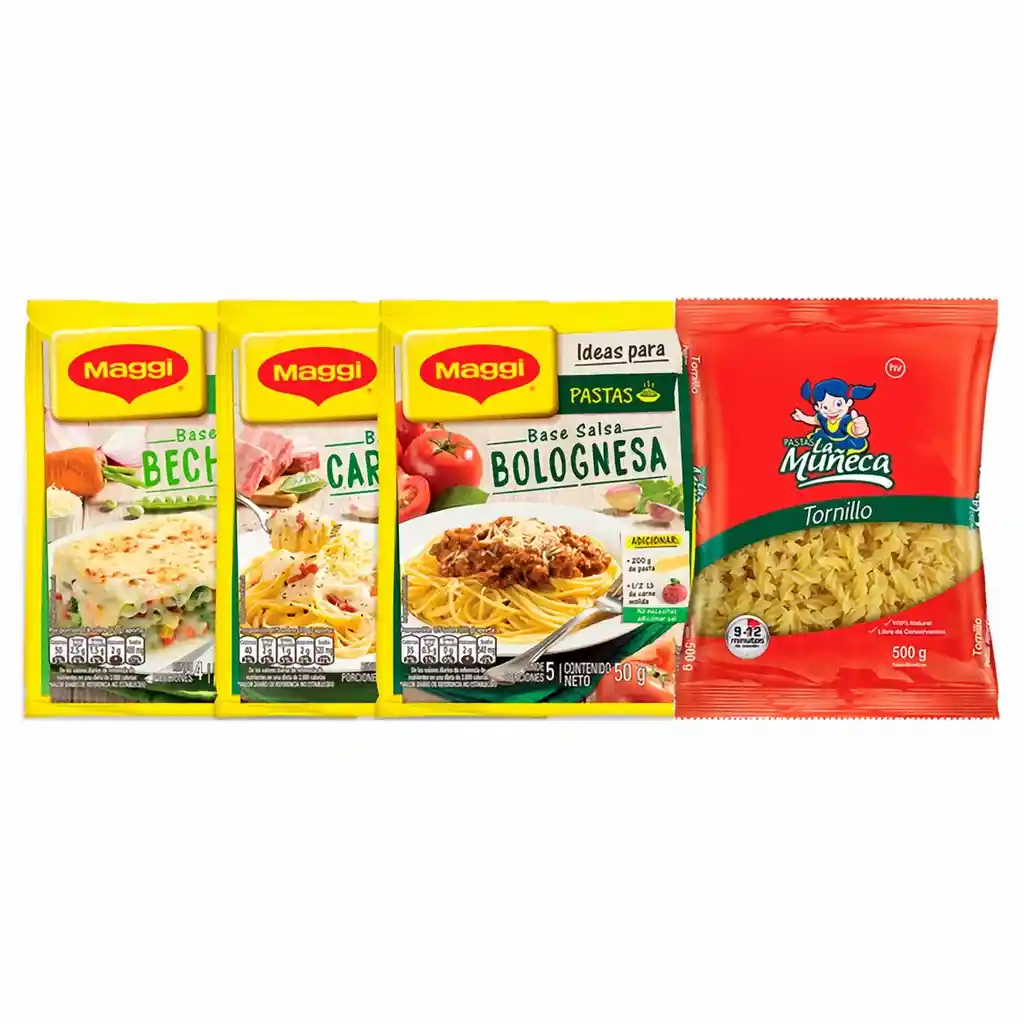 Maggi Base Salsas Surtida + Pasta