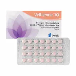 Velbienne 10 Hormona (2 mg/1 mg) Comprimidos Recubiertos