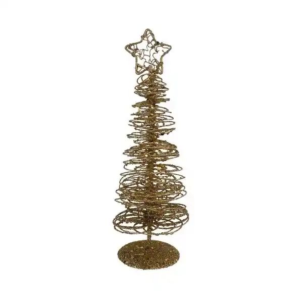 Árbol Glitter Dorado Navidad 2023