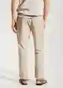 Pantalón Darren Beige Talla 42 Hombre Mango