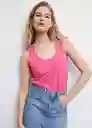 Top Seo Rosa Talla M Mujer Mango