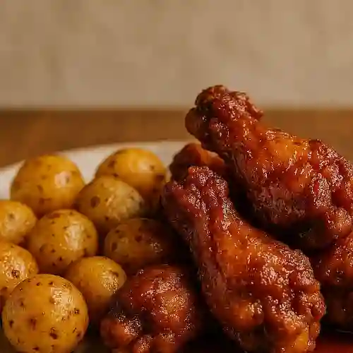 Alitas en Salsa Picante.