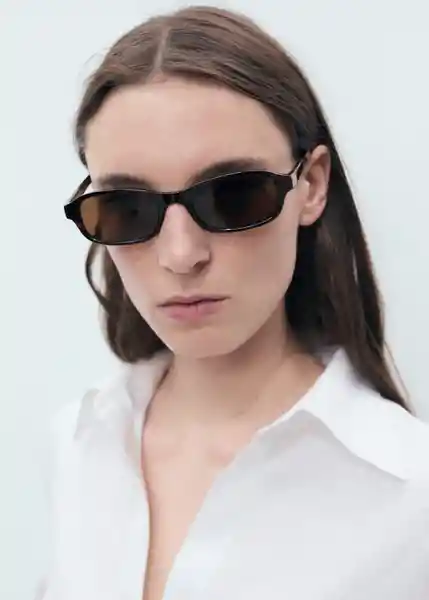 Camisa Samari Blanco Talla XL Mujer Mango