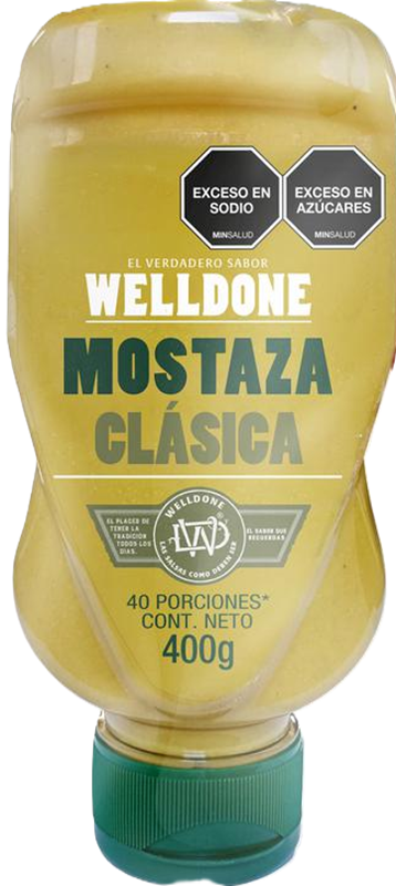Welldone Salsa Mostaza Comapan 200 g