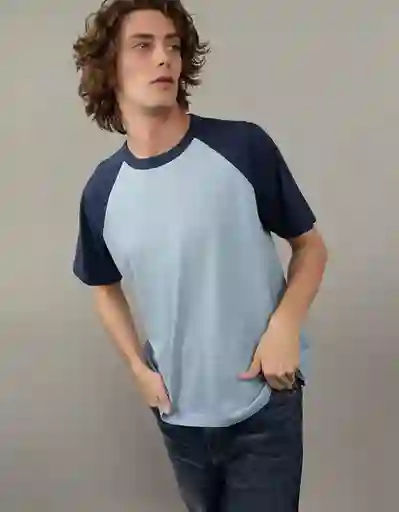 Camiseta Hombre Azul Talla Small American Eagle 11643666