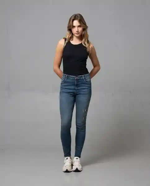 Jean Mujer Azul Talla 10 231G004 Rifle