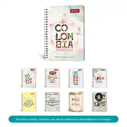 Keepermate Cuaderno Colombianas Cuadriculado Argollado