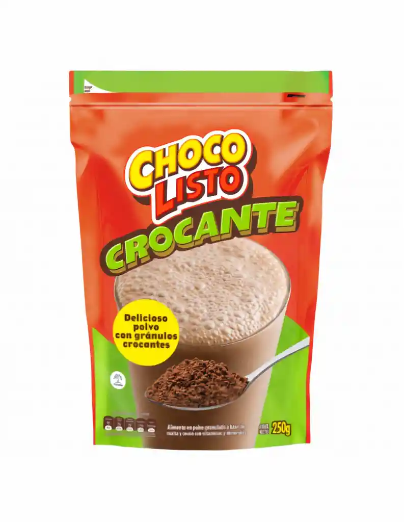Chocolisto Mezcla en Polvo con Gránulos Crocante