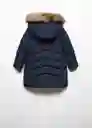Abrigo Anorak Carmina Navy Talla 08 Niña Mango