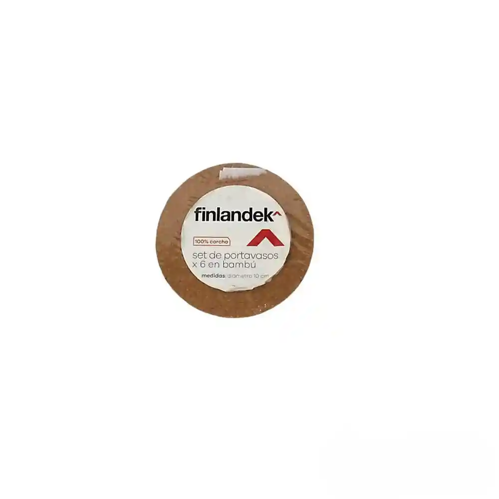 Set X6 Pzas Porta Vasos Finlandek Kt166139b