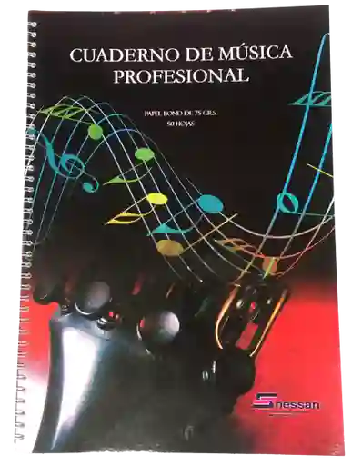 Nessan Cuadernillo de Música Con Pentagrama