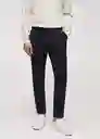 Pantalón Prato Navy Talla 36 Hombre Mango