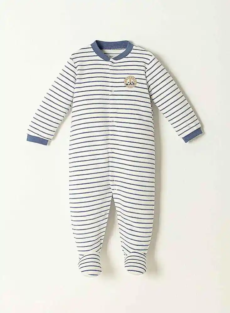 Pijama Manga Larga 0/3 Meses-rayas