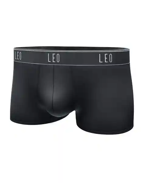 Leo Bóxer Básico Hombre Negro Talla L