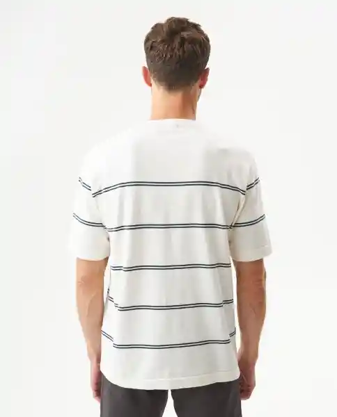 Camiseta Manga Corta Crudo Porcelana Claro Talla XL Chevignon