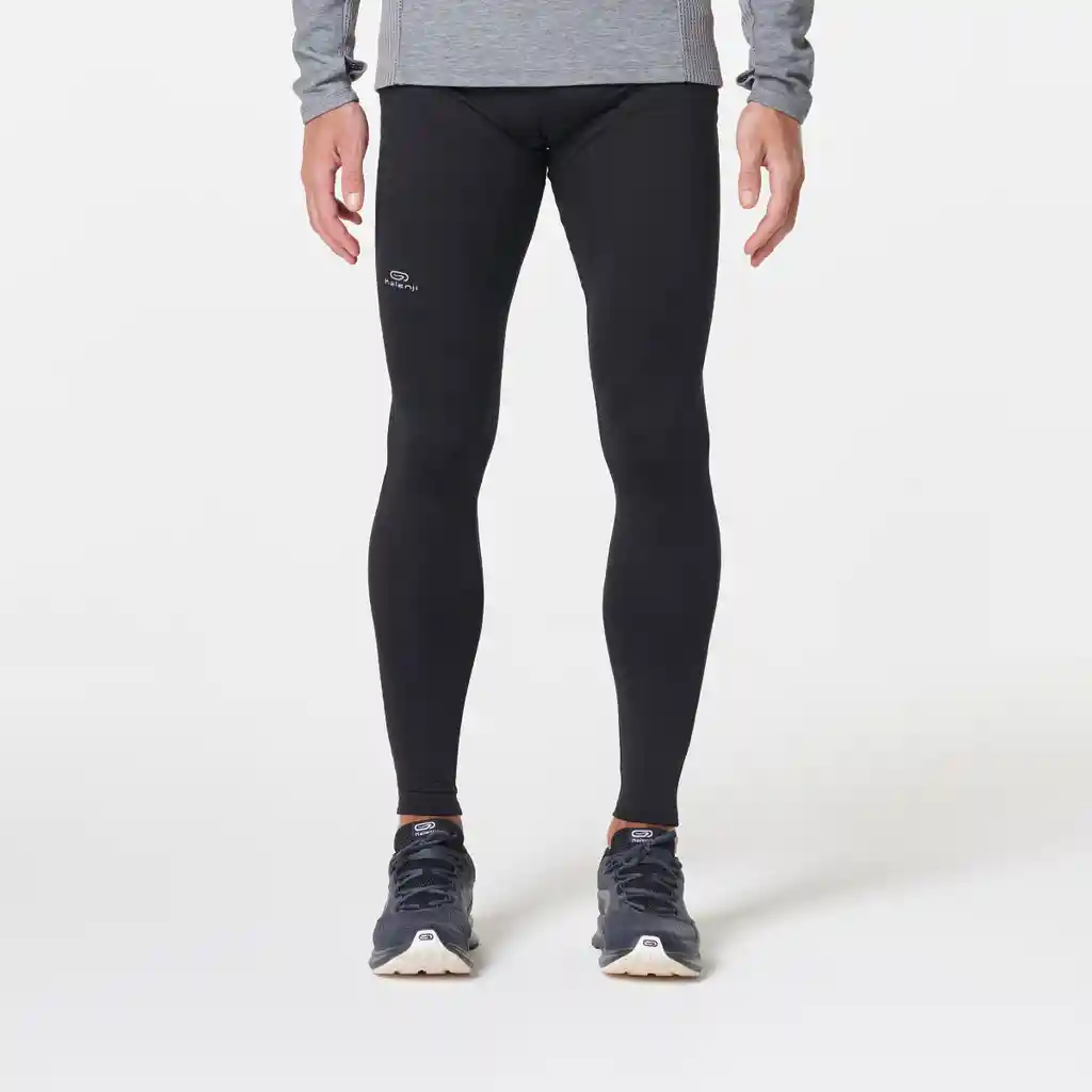 Licra de Running Para Hombre Kalenji Warm Negro