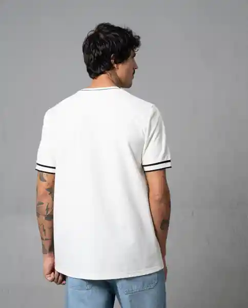 Camiseta Hombre Crudo Talla L 101G006 Rifle